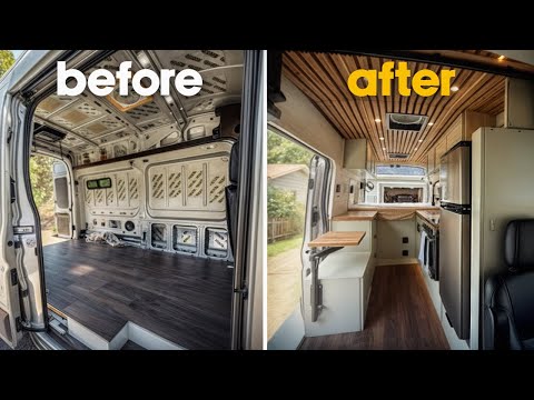 How I Built A DIY Camper Van Conversion Start To Finish