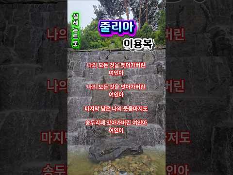 #시원한 저녁 보내세요❤️ #줄리아 #이용복 #추억의노래 #추억의가요