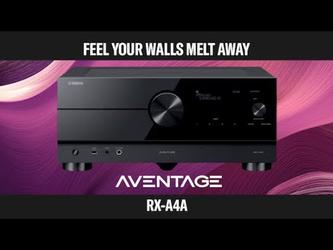 YAMAHA AVENTAGE RX-A4A UNBOX & 4K DEMO.