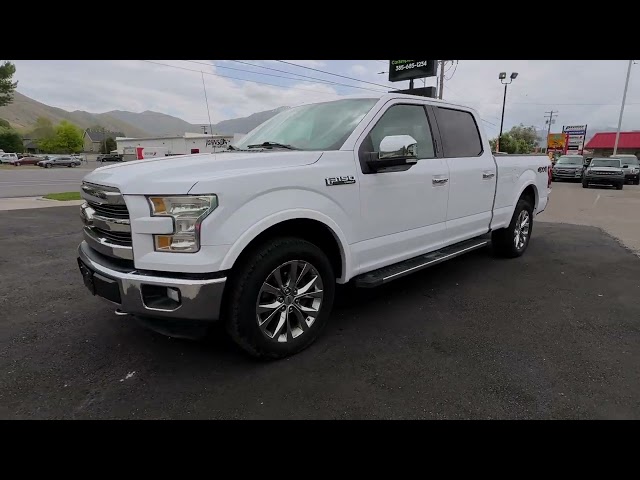 2015 FORD F150 SUPERCREW CAB PICKUP V6, ECOBOOST, TT, 3.5L LARIAT PICKUP 4D 6 1/2 FT