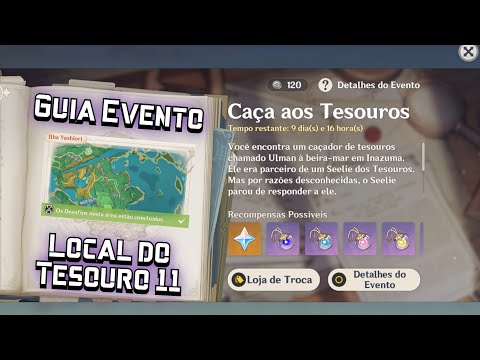 Guia Caça aos Tesouro : Local do Tesouro 11 - Genshin Impact