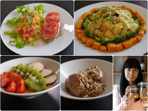 What I eat in a day #1 [Vegan] [+Oméga-3 & 9] Une journée dans mon assiette, mes premiers pas végane Video