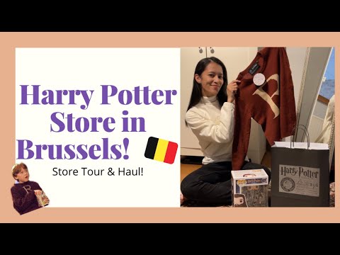 Harry Potter Shop in Brussels, Belgium! - Store Tour & Haul!