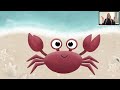 Crab Breaths Mindful Breathing Exercises For Kids Calm Summer Meditation Music