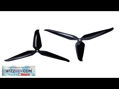 1 Pair 2 Pairs Gemfan 9150 9.1 Inch 3 Blades Propeller 5mm Review