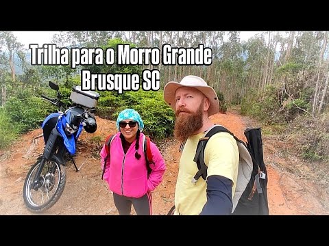 TRILHA PARA MORRO GRANDE LIMEIRA ALTA EM BRUSQUE SANTA CATARINA