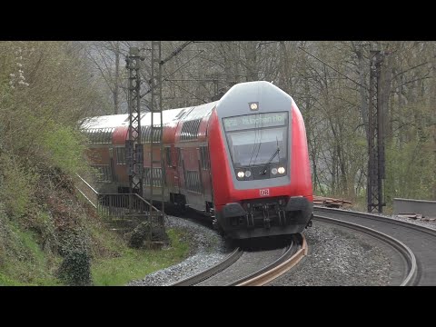Double Decker Regional Express Train pushed by Class 146 electric locomotive