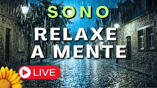 🔴MENTE ACELERADA? SOM da CHUVA | Noite TRANQUILA de SONO💤