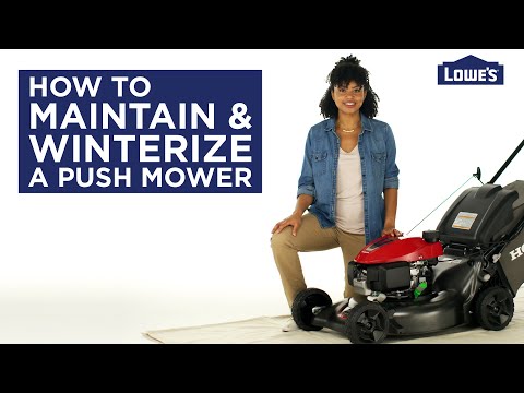 How to Maintain and Winterize a Push Lawn Mower
