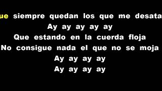 Siempre de frente - Rosana - Karaoke Desvocalizado con Letra (KDL) - Tono Original