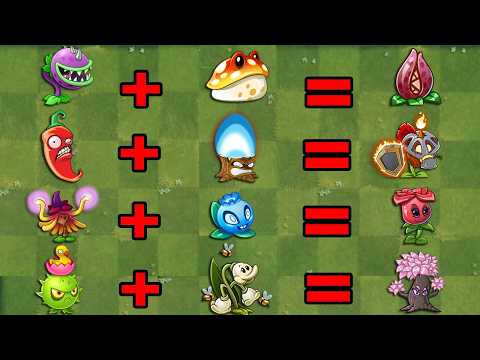 Pvz 2 Discovery - All Old Plants Fusion & Evolution To New Plants