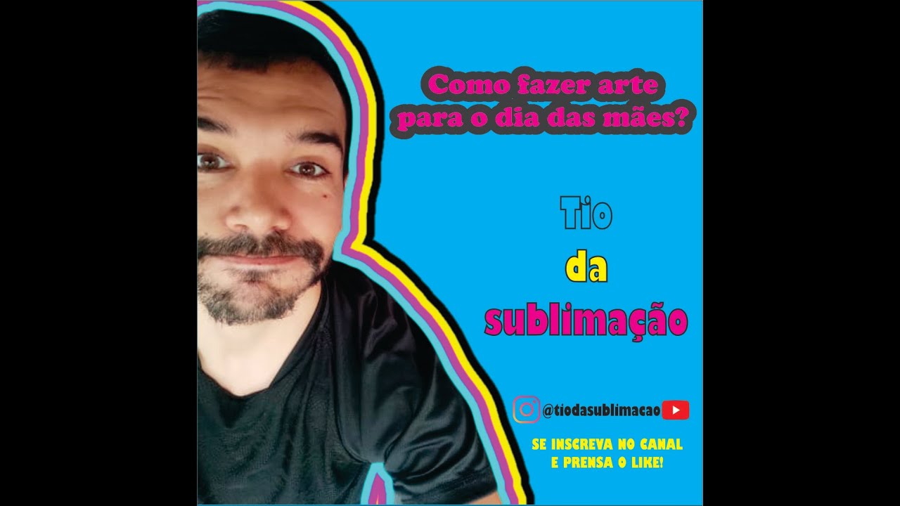 Como fazer arte para caneca dia das mães