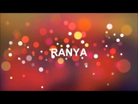 ALLES GUTE ZUM GEBURTSTAG RANYA