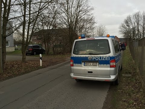 Nach Anschlag in Belin: Polizeieinsatz vor Flüchtlingsunterkunft in Emmerich