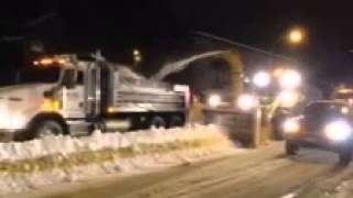 preview picture of video 'Night Shift Snow Removal - City of Kamloops'