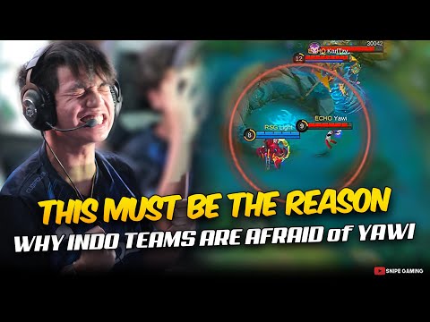 THIS MUST BE THE REASON WHY INDO TEAMS are AFRAID of YAWI's CHOU. . . 😮