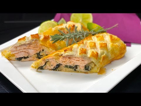 Losos Wellington | Losos v listovém těstě |Salmon Wellington|