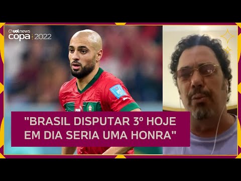CASAGRANDE defende disputa do 3º LUGAR: 'Vai falar que não vale para o MARROCOS?'