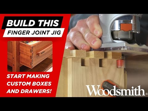 Cut Perfect Finger Joints with a Router | Easy DIY Jig for Boxes & Drawers