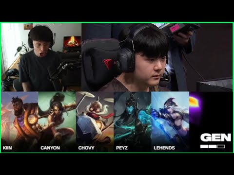 Caedrel Reacts To Canyon Picking Nidalee In Game 5 VS TES