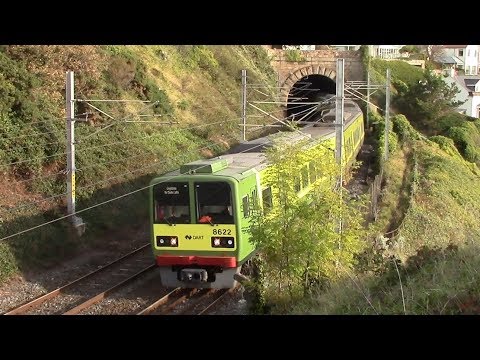 Irish Rail 8520 Class Dart Train Number 8622 - Vico Road Tunnel, Dalkey