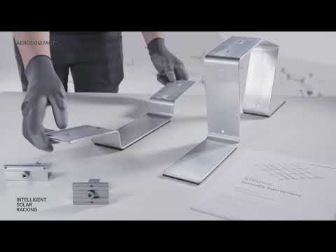 Video Picior mic  MIJLOC pentru sprijin sistem panouri montaj plan plat orientare sud S10