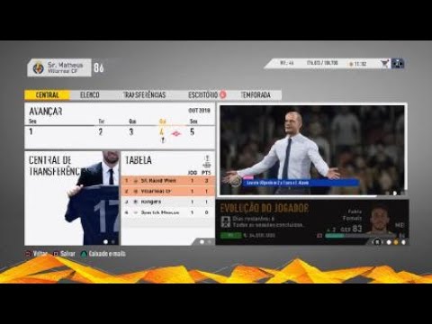 FIFA 19 MODO CARREIRA COM VILLAREAL | #3 NOSSA ESTREIA NA EUROPA LEAGUE