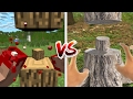 Minecraft Vs Real Life How To Cut Trees Minecraft Animation