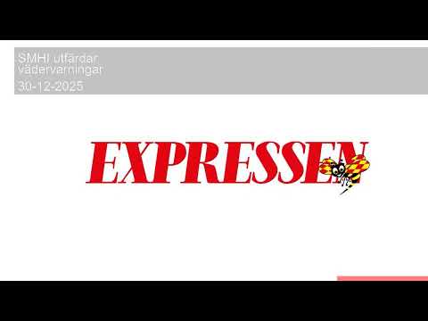 SMHI utfärdar vädervarningar