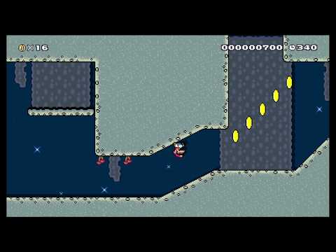 Eric's Super Mario Maker 2 Levels: The Inverted Caverns