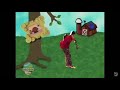 Blue Skidoo Into The Farm