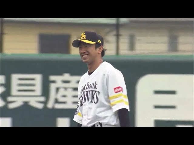 【ファーム】ホークス・西田がヒット性の当たりをナイスキャッチ!! 2018/6/23 H-D(ファーム)