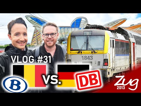 Wie gut ist die Bahn in Belgien? | SNCB vs. DB | VLOG #31 - Zug2013