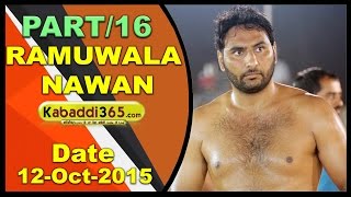 (13) Ramuwala (Moga) Kabaddi Tournament 12 Oct 2015