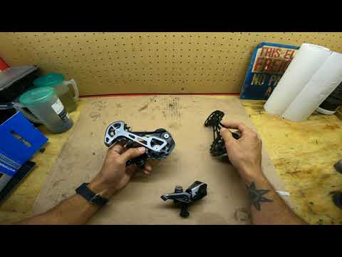 Shimano SLX (RD-M7100-SGS) 12 speed derailleur on an 11 speed cassette.