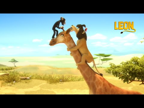 Mecano-Giraffe | Leon the Lion | 25' Compilation | Crazy animals