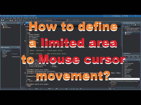 Delphi: How to define a limited area for mouse cursor… - Partner