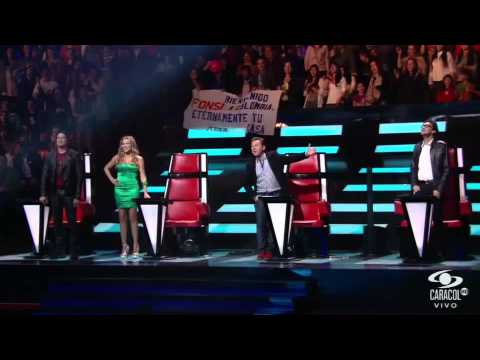 Luis Fonsi (invitado) - Yo no me doy por vencido -  La Voz Colombia -Shows en vivo - Temporada 1