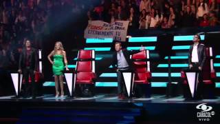 Luis Fonsi (invitado) - Yo no me doy por vencido -  La Voz Colombia -Shows en vivo - Temporada 1