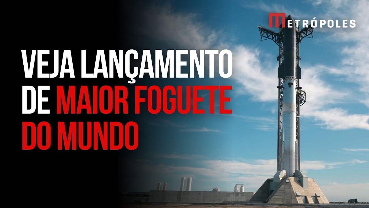 SpaceX lança maior foguete do mundo e avança rumo a missões em Marte
