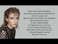 Taylor Swift - Betty lyrics
