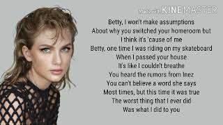 Download lagu Taylor Swift - Betty lyrics mp3 Download lagu Taylor Swift - Betty lyrics mp3