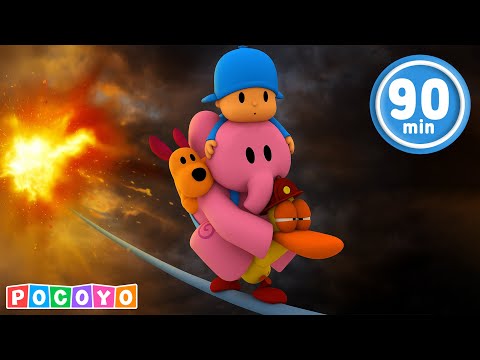 🔥 SUPERHERO PATO! Pato saves the day as a FIREMAN | Pocoyo English | Cartoons for Kids