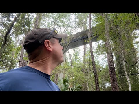 Florida History:  Santos Island and the unfinished bridge.