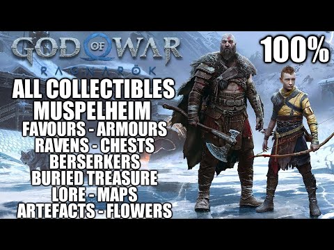 God Of War Ragnarok Muspelheim All Collectibles Guide - All Ravens, Chests, Favours, Artefacts etc