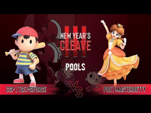 [ New Years Cleave III 01.12.19 ] Smash Ultimate Tourney CGP|TSF.PSiforce Vs PBE|MasterBetty
