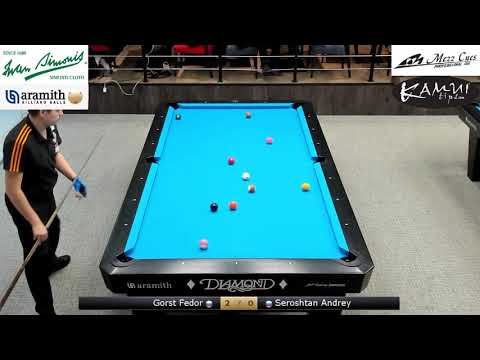 Seroshtan A. vs Gorst F. 1/4 Russia Open 8 ball 4 tour 2019 S. Petersburg