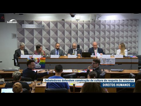 Debatedores pedem respeito a direitos humanos e das pessoas LGBTQIA+