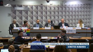 Debatedores pedem respeito a direitos humanos e das pessoas LGBTQIA+