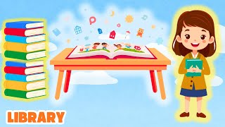 Visiting the Library 📚✨ – Educational Video for Kids
